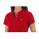 Polo classique rouge en coton piqué