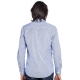 Chemise premium rayée bleu foncé