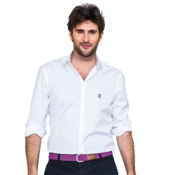 Chemise blanche unie